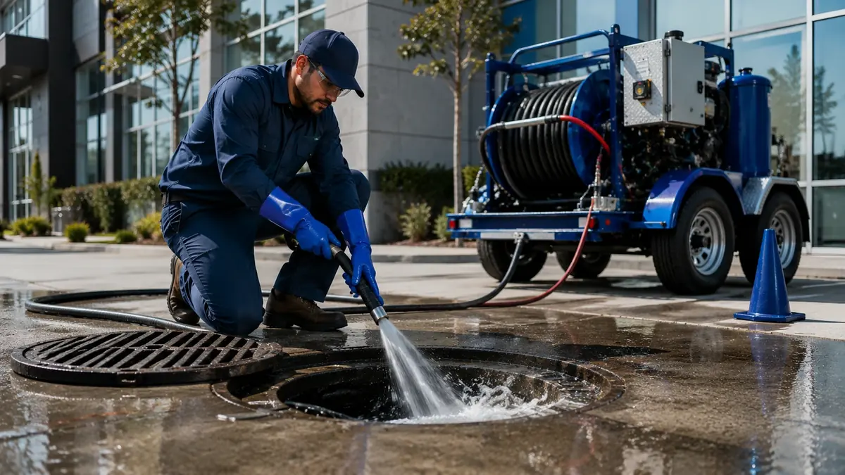 Commercial Hydro Jet Drain Cleaning in San Ramon