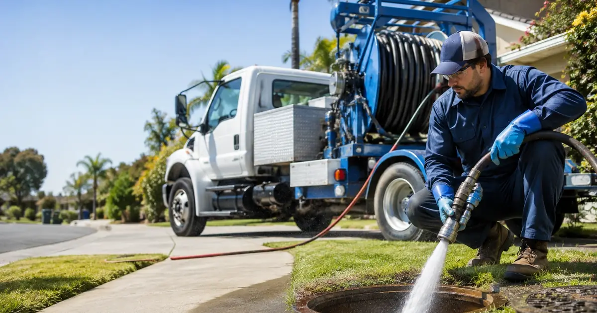 Hydro jet sewer cleaning San Ramon