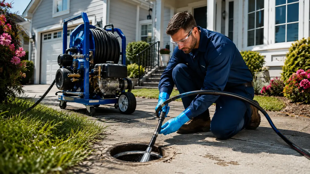 Residential Hydro Jet Drain Cleaning in San Ramon