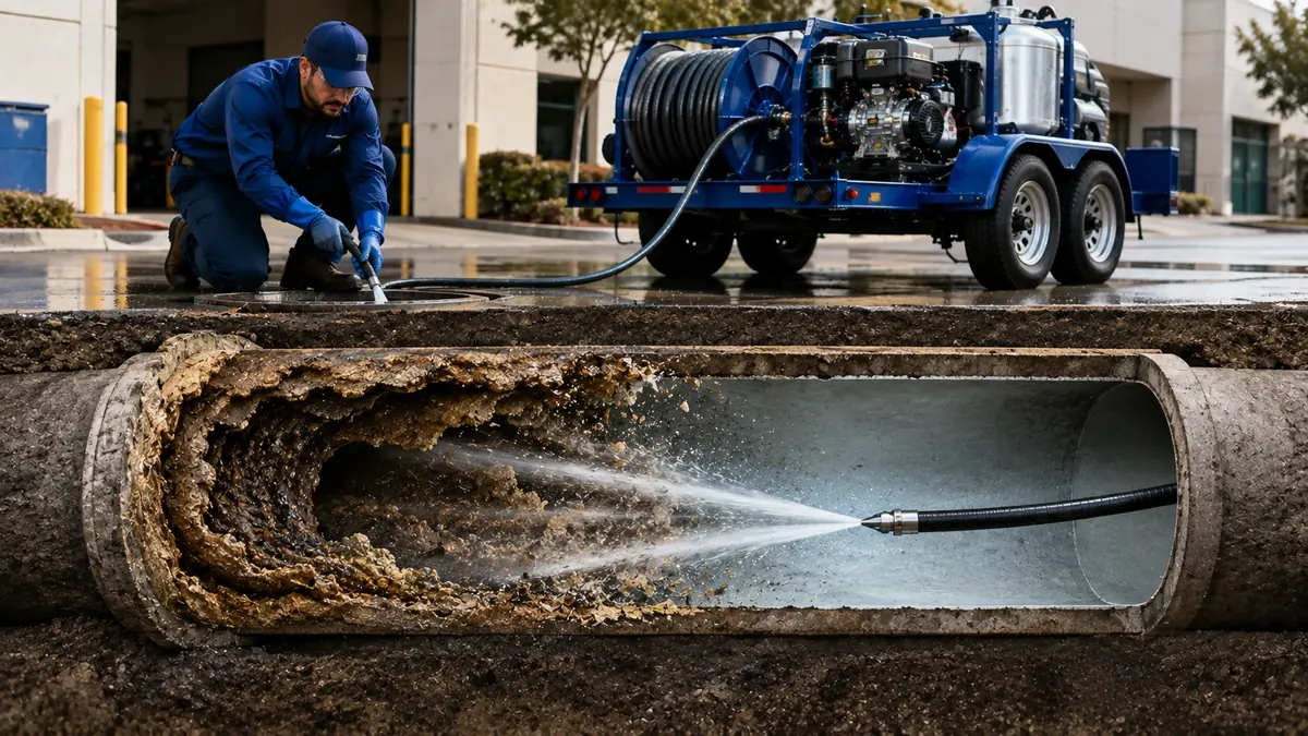 Sewer Pipe Descaling in San Ramon